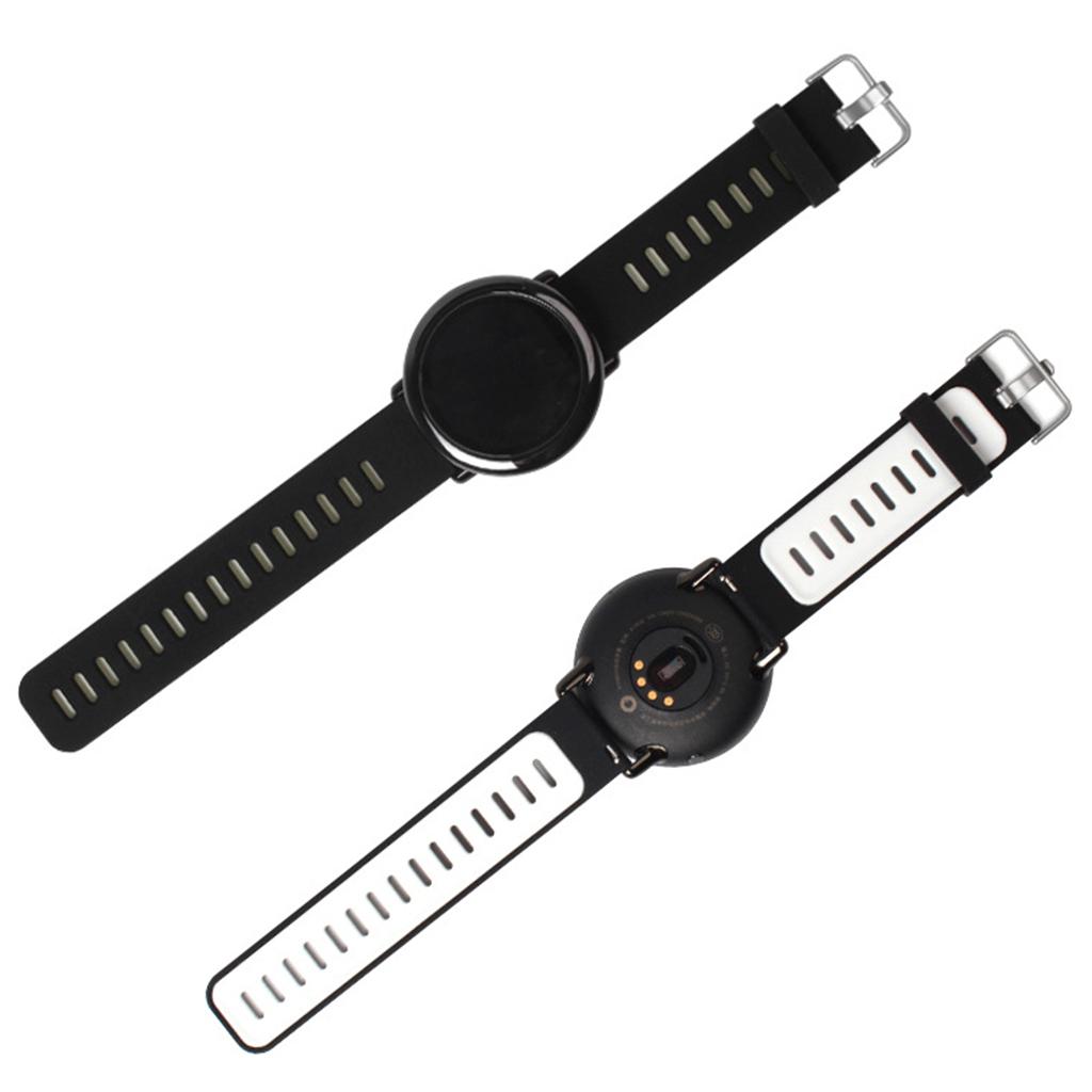Soft Silicone Sport Wrist Watch Band Strap For Huami Amazfit black
