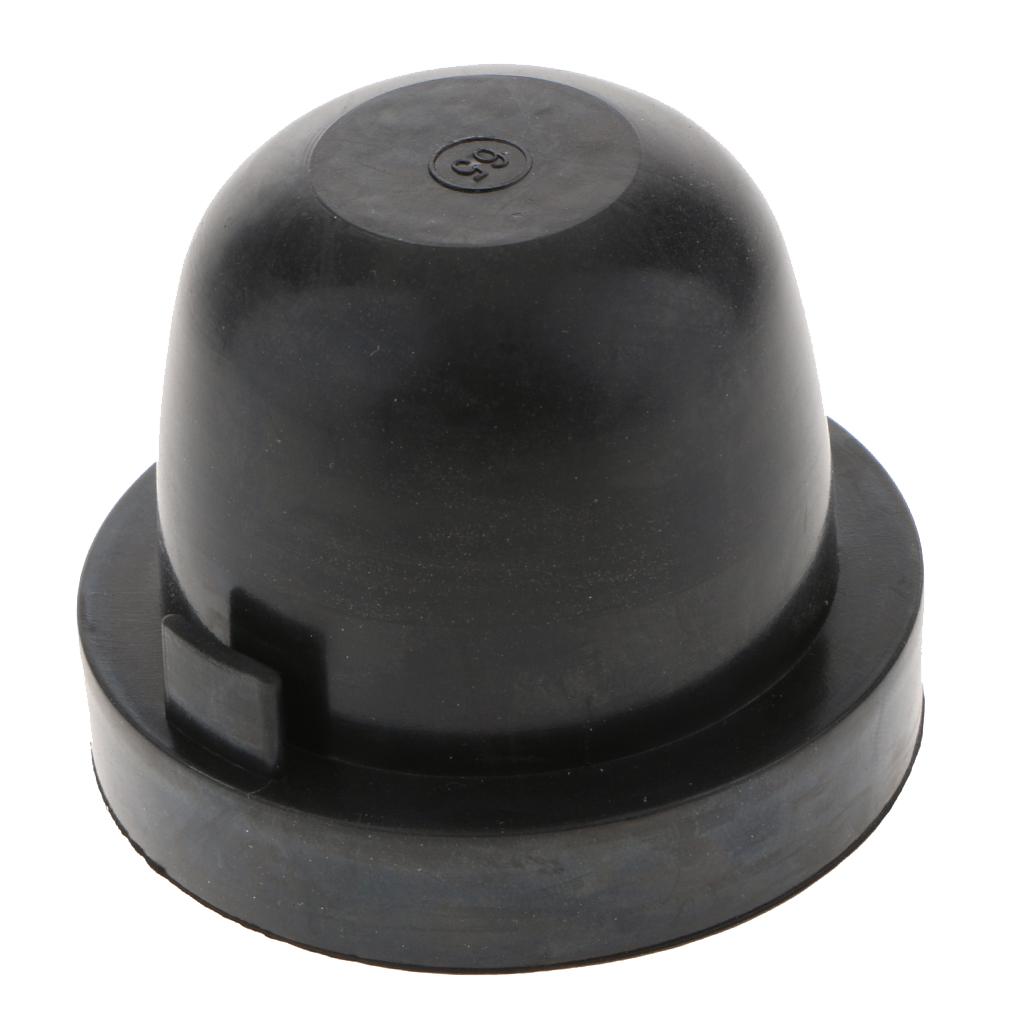 2X Universal Rubber Housing Seal Cap Dust Cover Car LED Headlight 65X55mm