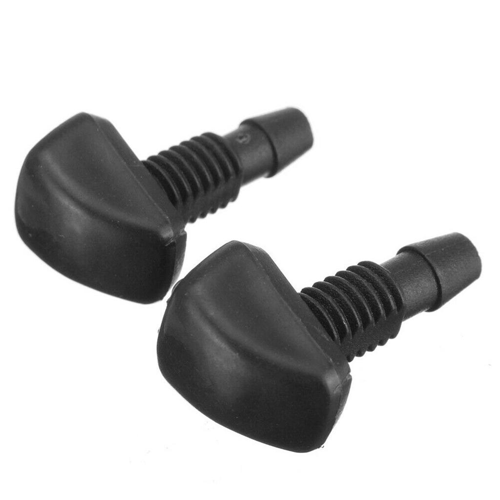 2Pieces Car Windshield Washer Wiper Water Spray Nozzle Universal