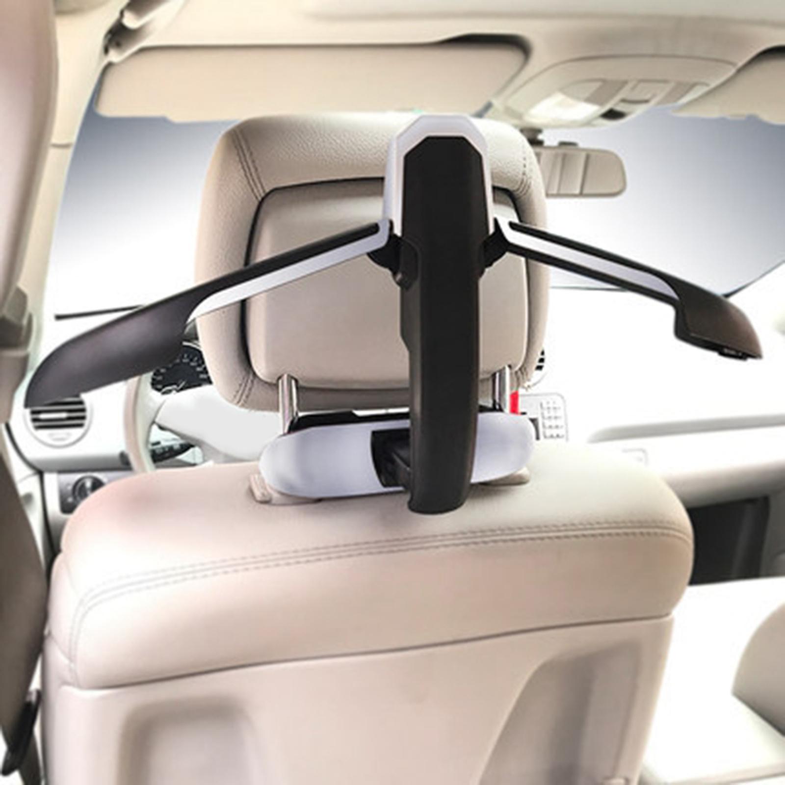Folding Car Headrest Coat Hanger Clothes Holder Accessory Multi Purpose