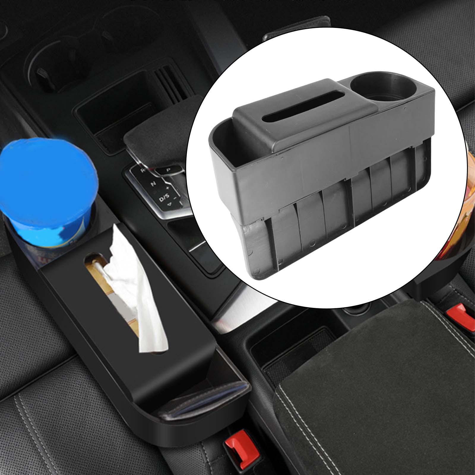 Car Seat Gap Filler Organizer with Cup Holder Tissue Box Multifunctions