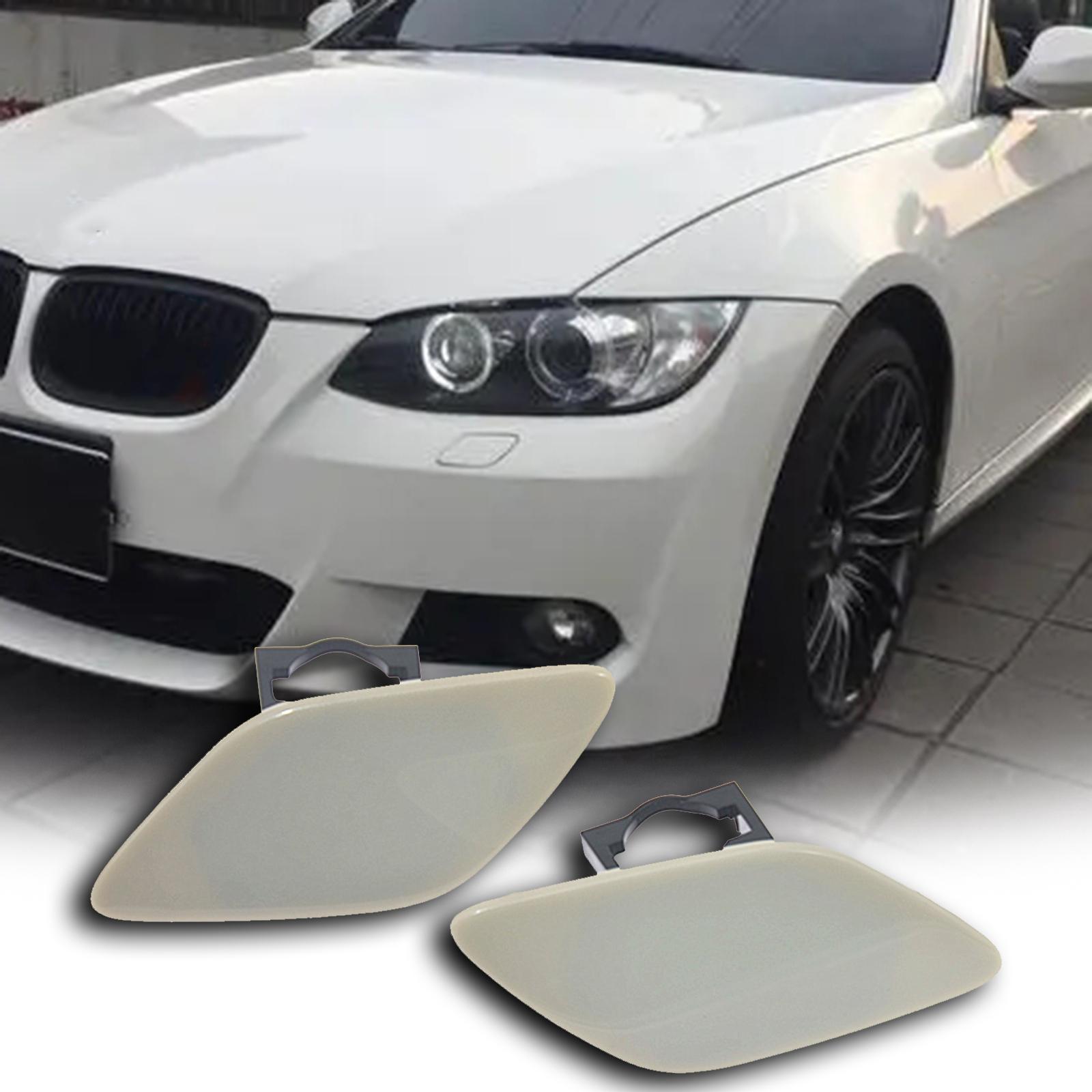 2Pcs Headlight Washer Cover Cap 61677171660 Replaces for 3 Series E92