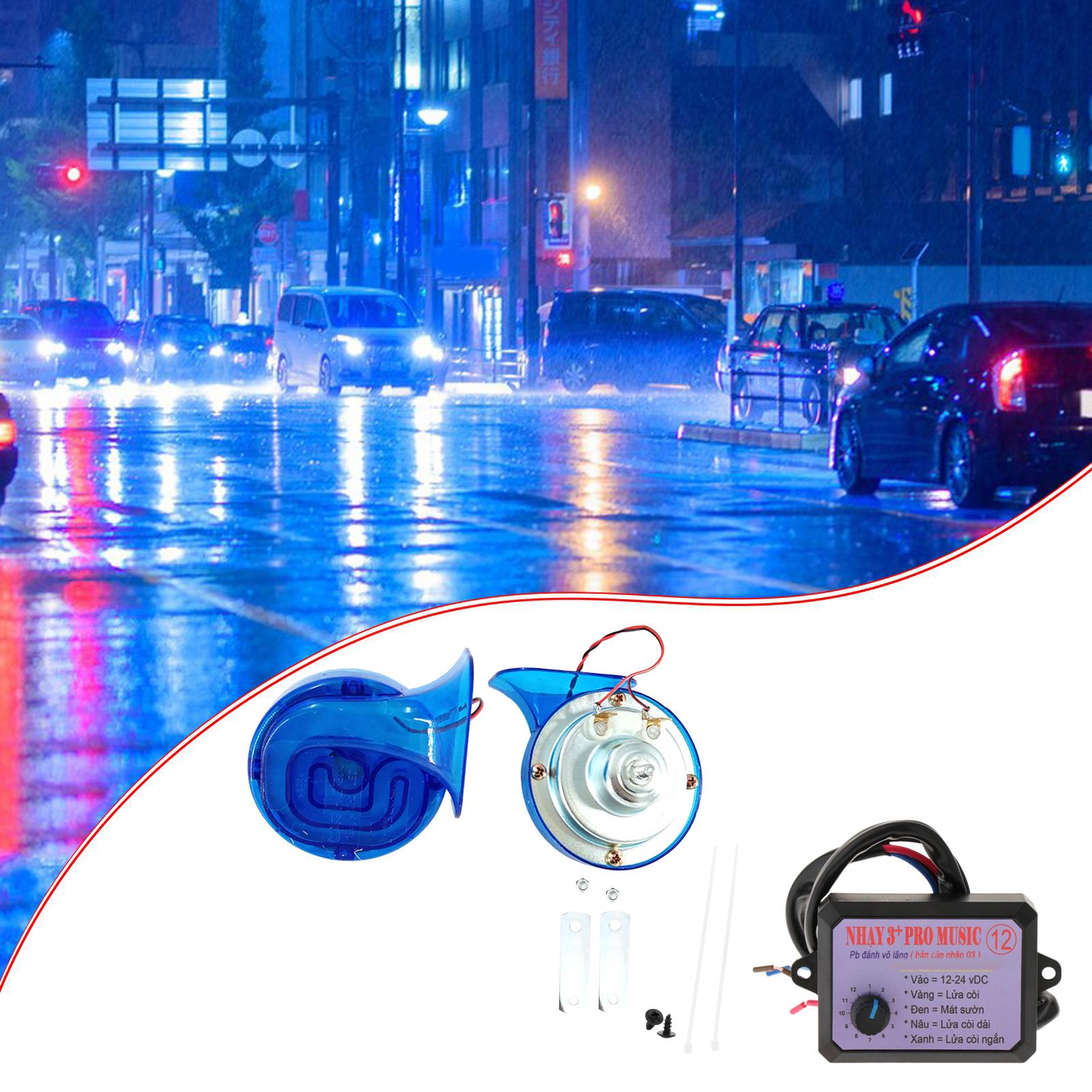 Generic Car Trumpet Controller Repair Parts 12V for Buses Marine Trucks