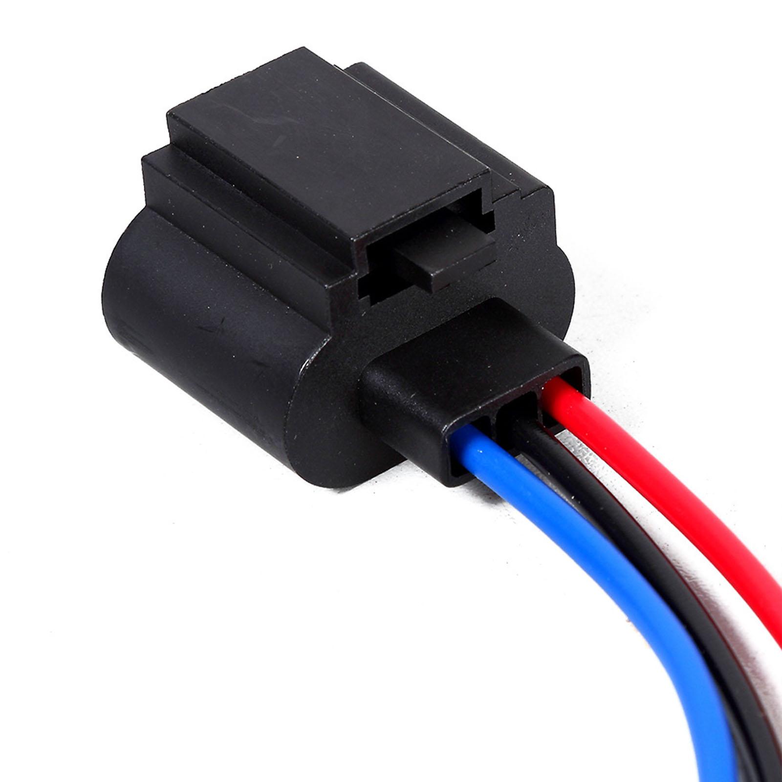 6x2 Pieces H13 9008Socket Female Adapter Wiring for Headlights Fog Lights