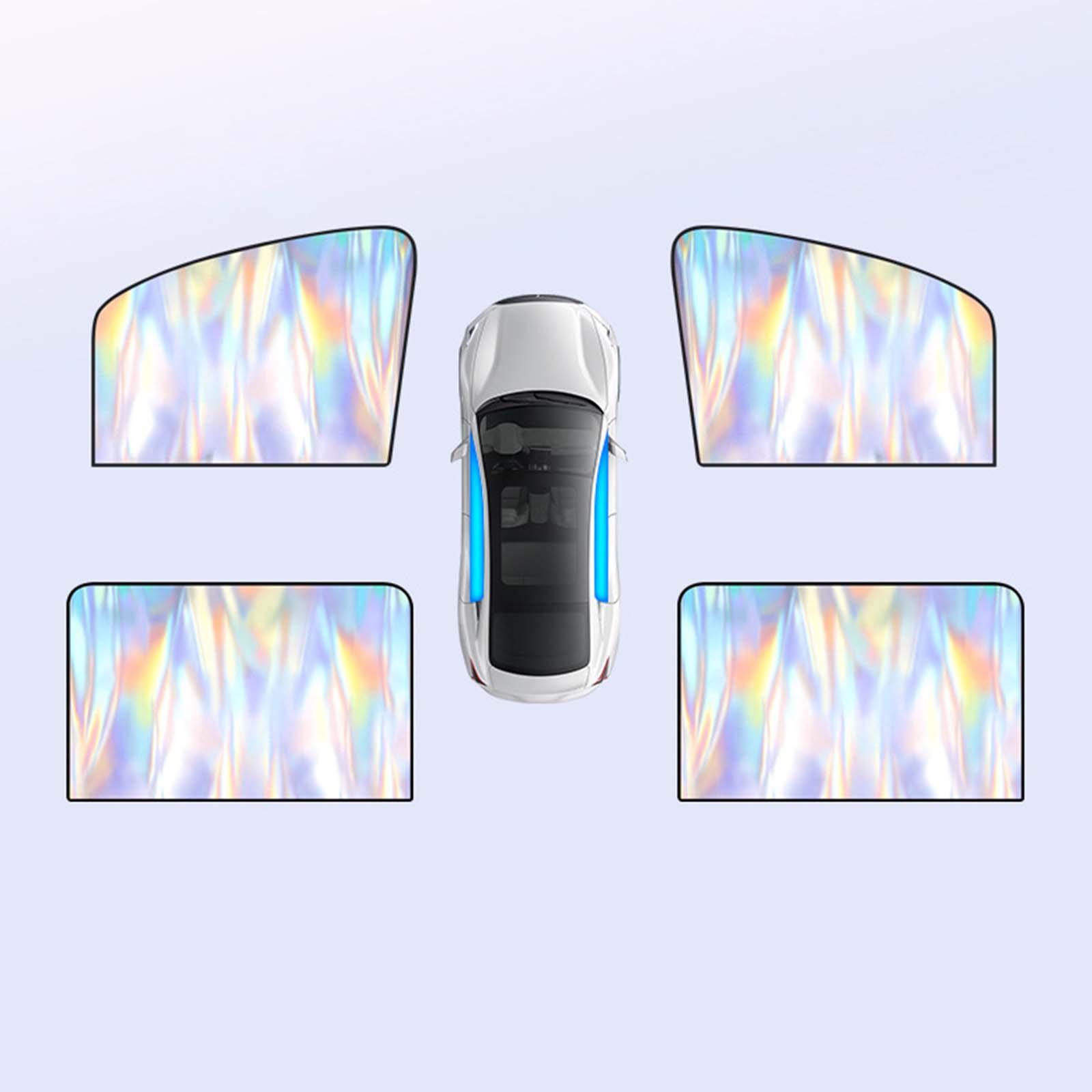 4Pcs Side Window Shade Truck Automotive SUV Car Window Sunshade Cover