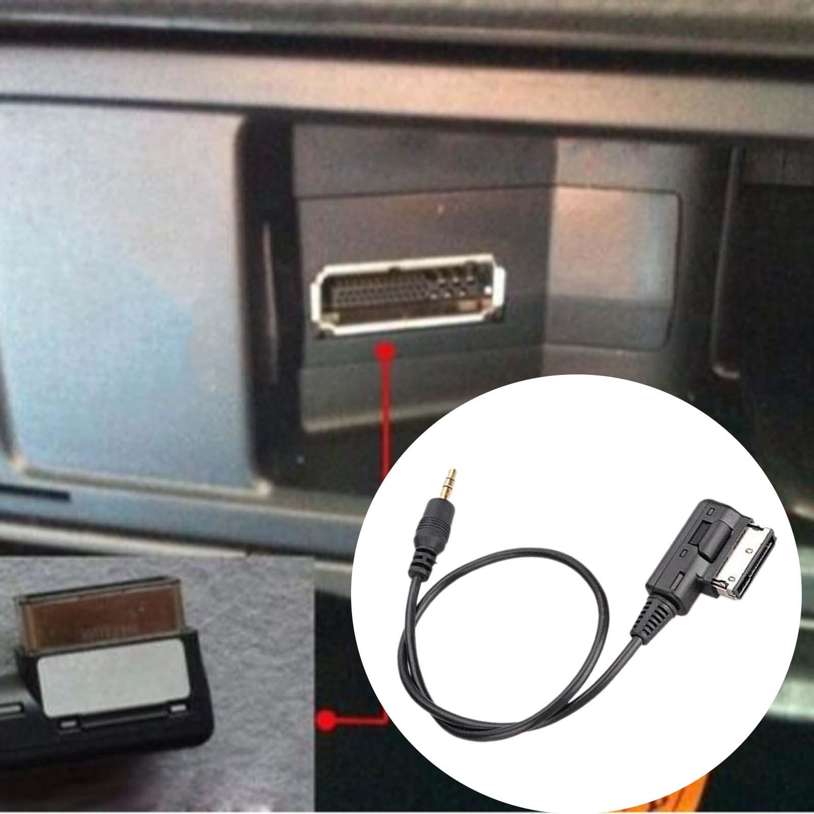 Audio Music Interface Adapter Cable 100cm for Mercedes Benz GLK260 C260