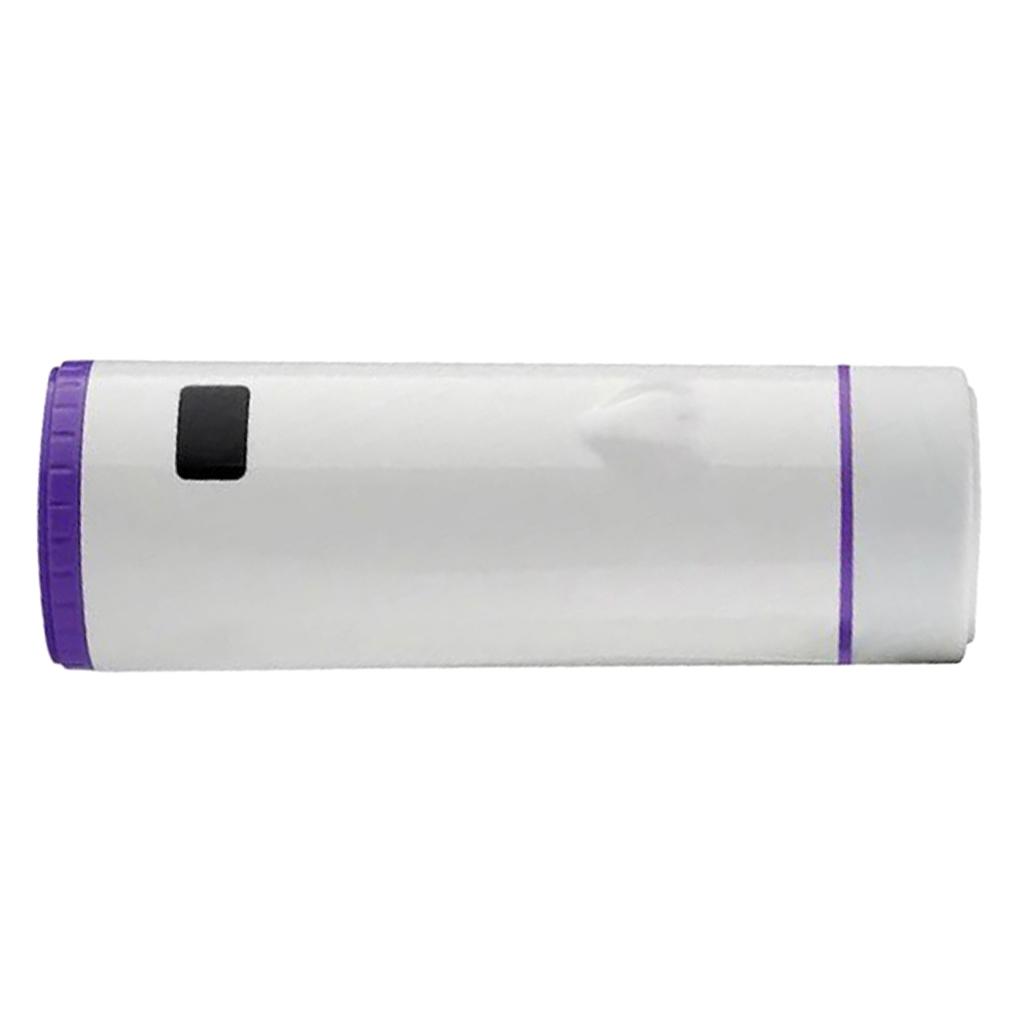 Temperature Touch Sensing Water Bottle Vacuum Insulated Tea Cup Mug Purple