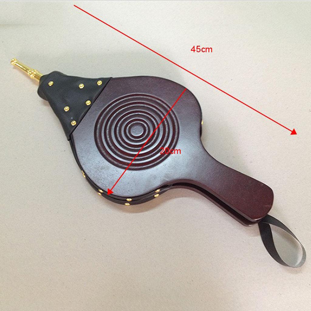 Fireplace Bellows Wood Air Blower Fire Bellow Camping Bbq Hand