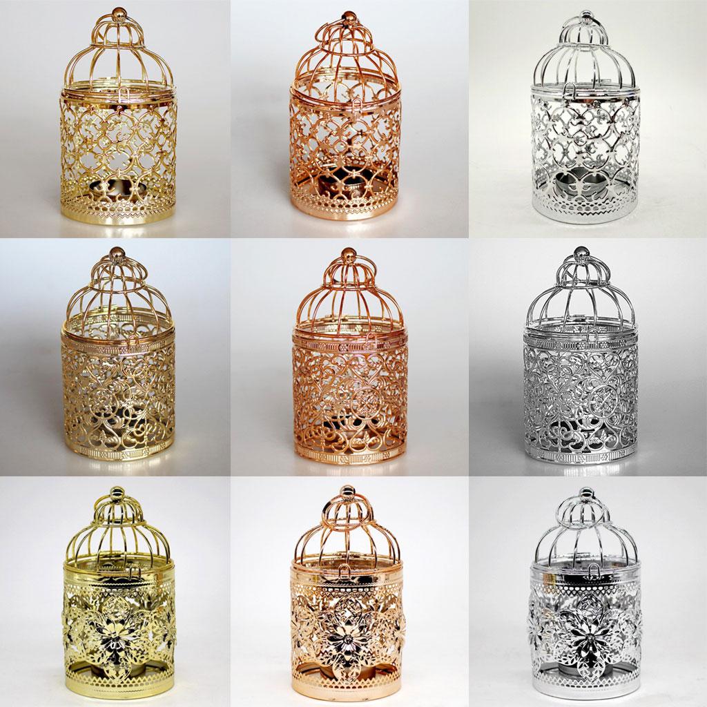 Retro Bird Cage Tea Light Candle Holder Metal Hanging Lantern Wedding Decor Ebay 2194