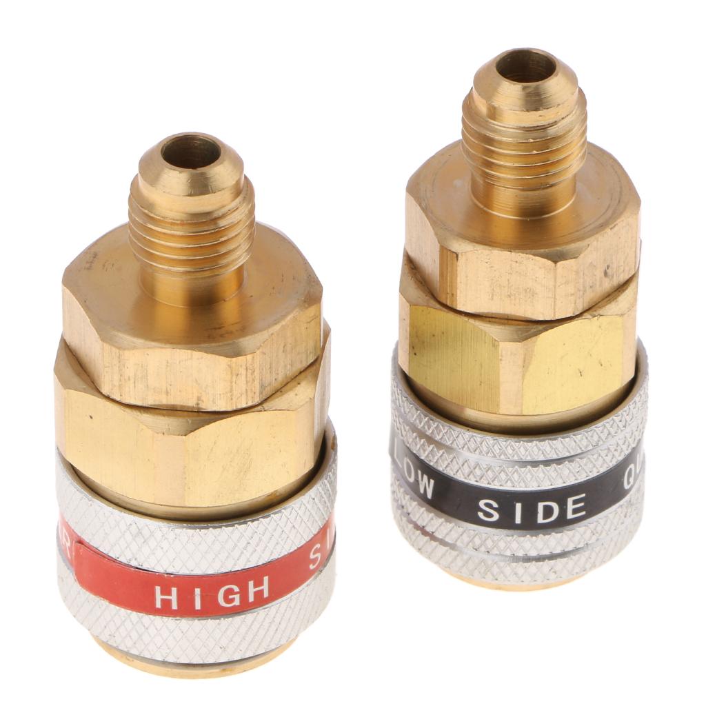 R-134a Brass fluoride tools quick connector automotive air conditioning tools