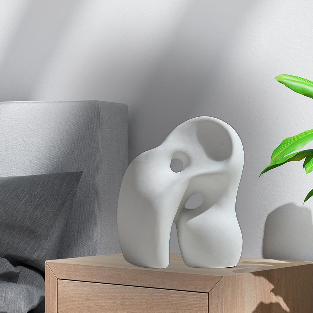 Elegant Ceramic Vase Simplest Decorative Studio Bookcase Decor Centerpiece F