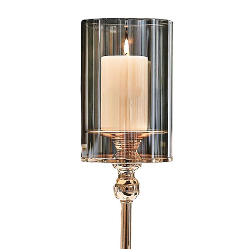 2xModern Candle Holder Stand Base Tabletop Votive Candlestick Home Ornaments M