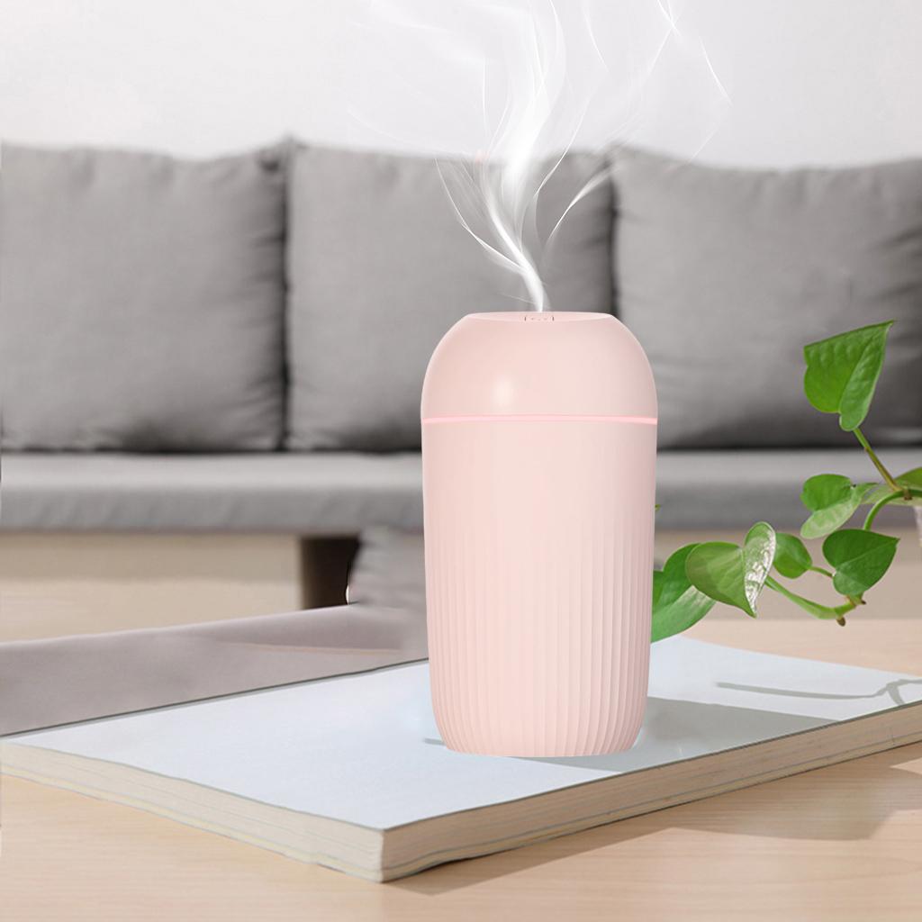 420ml Portable USB Mini Car Home Humidifier Aroma Diffuser Mist  Pink