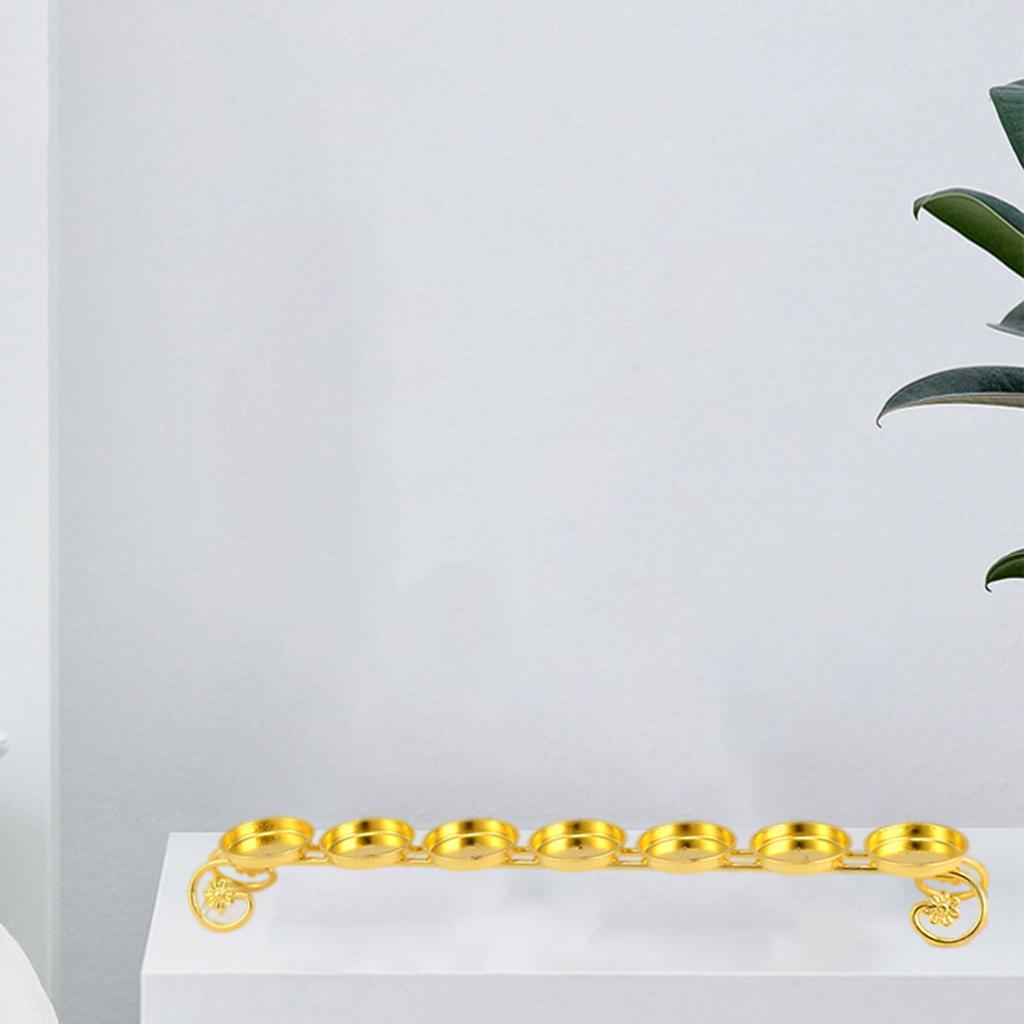 Classic Golden Butter Lamp Holder Ghee Lamp Holders Temples Candlestick