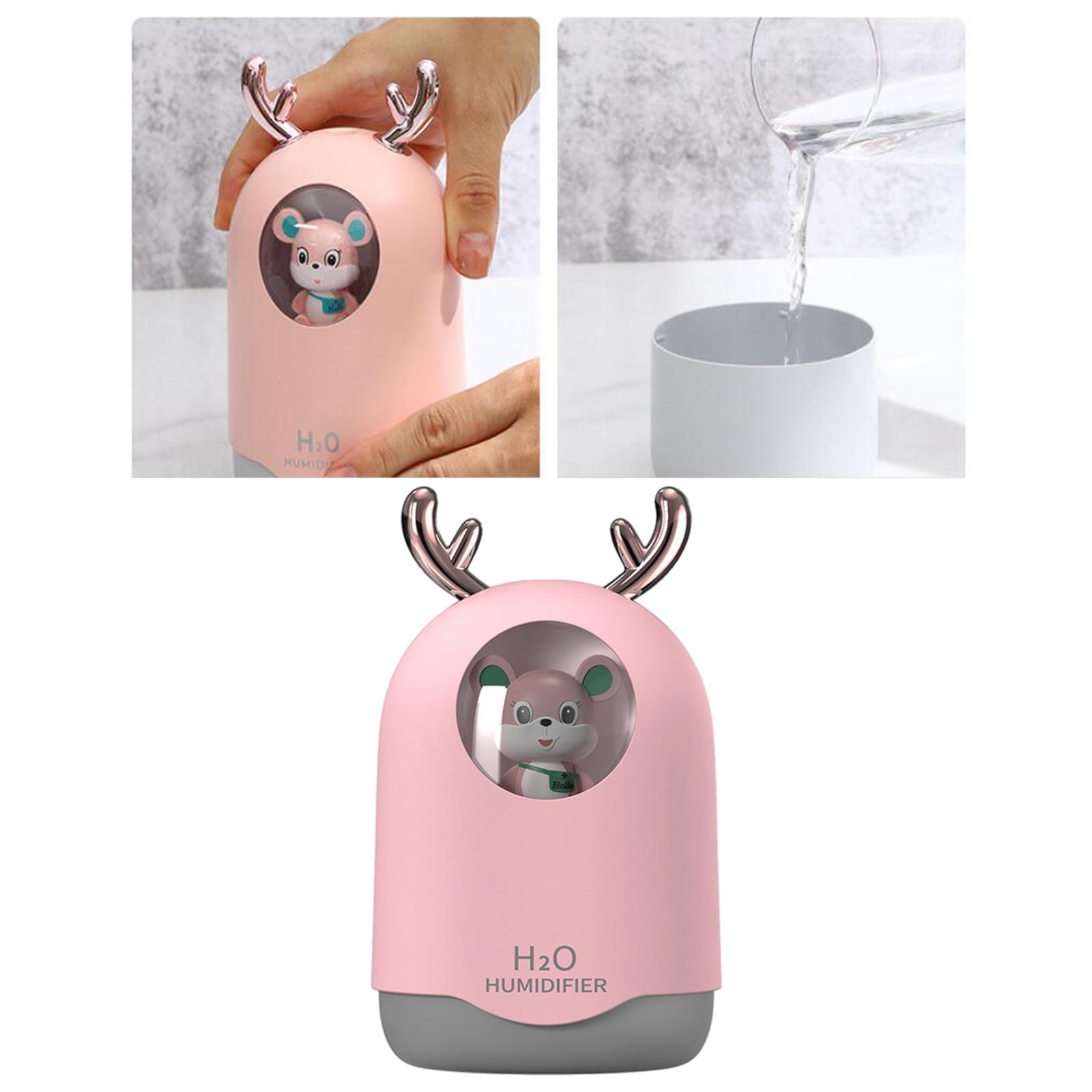 Air Humidifier Aromatherapy Diffuser Frangrance for Baby Room Desktop Pink