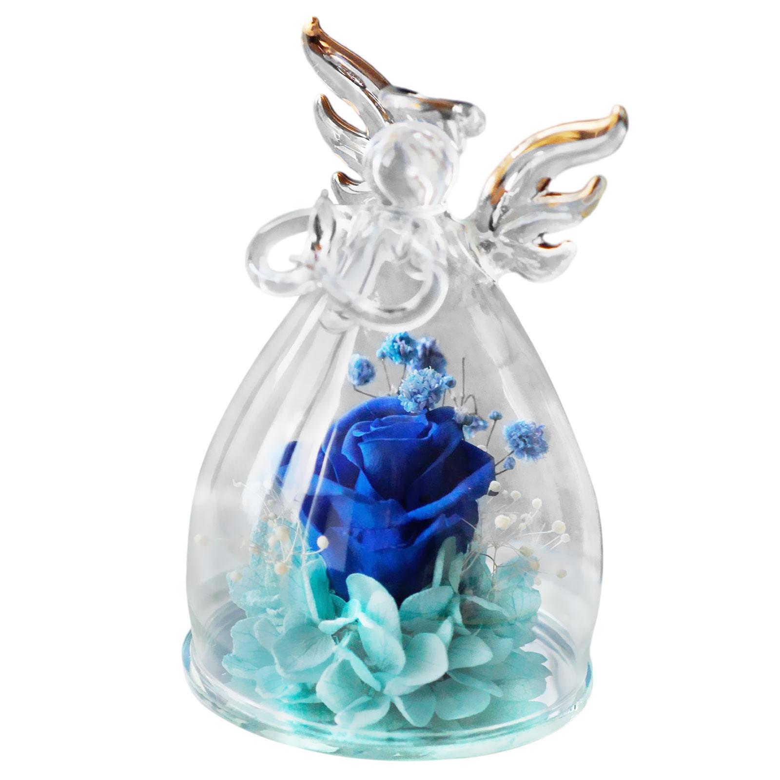 Romantic Preserved Rose Eternal Flowers for Valentines Blue