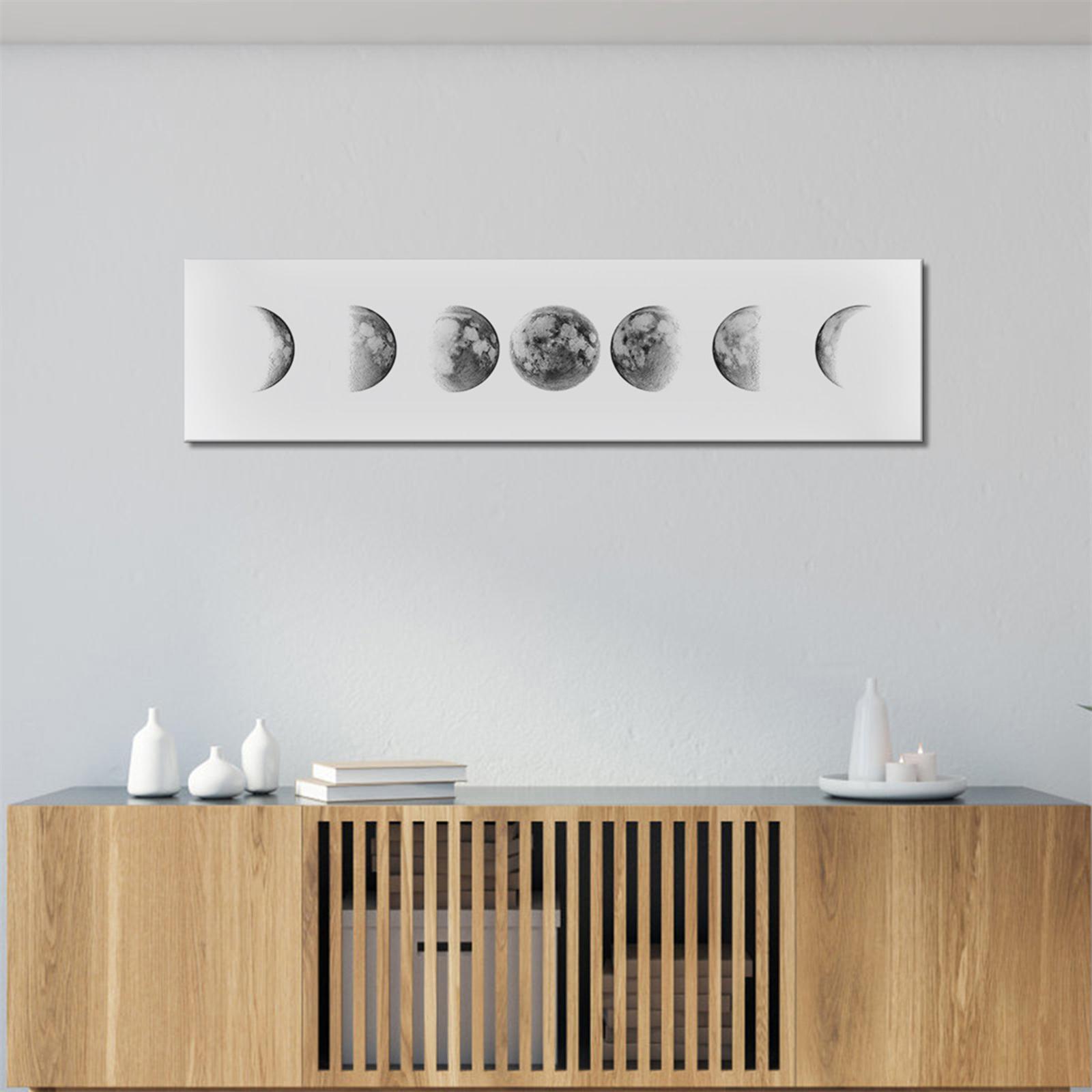 Moon Canvas Print Poster Moon Changing Living Room Space Bedroom Gift