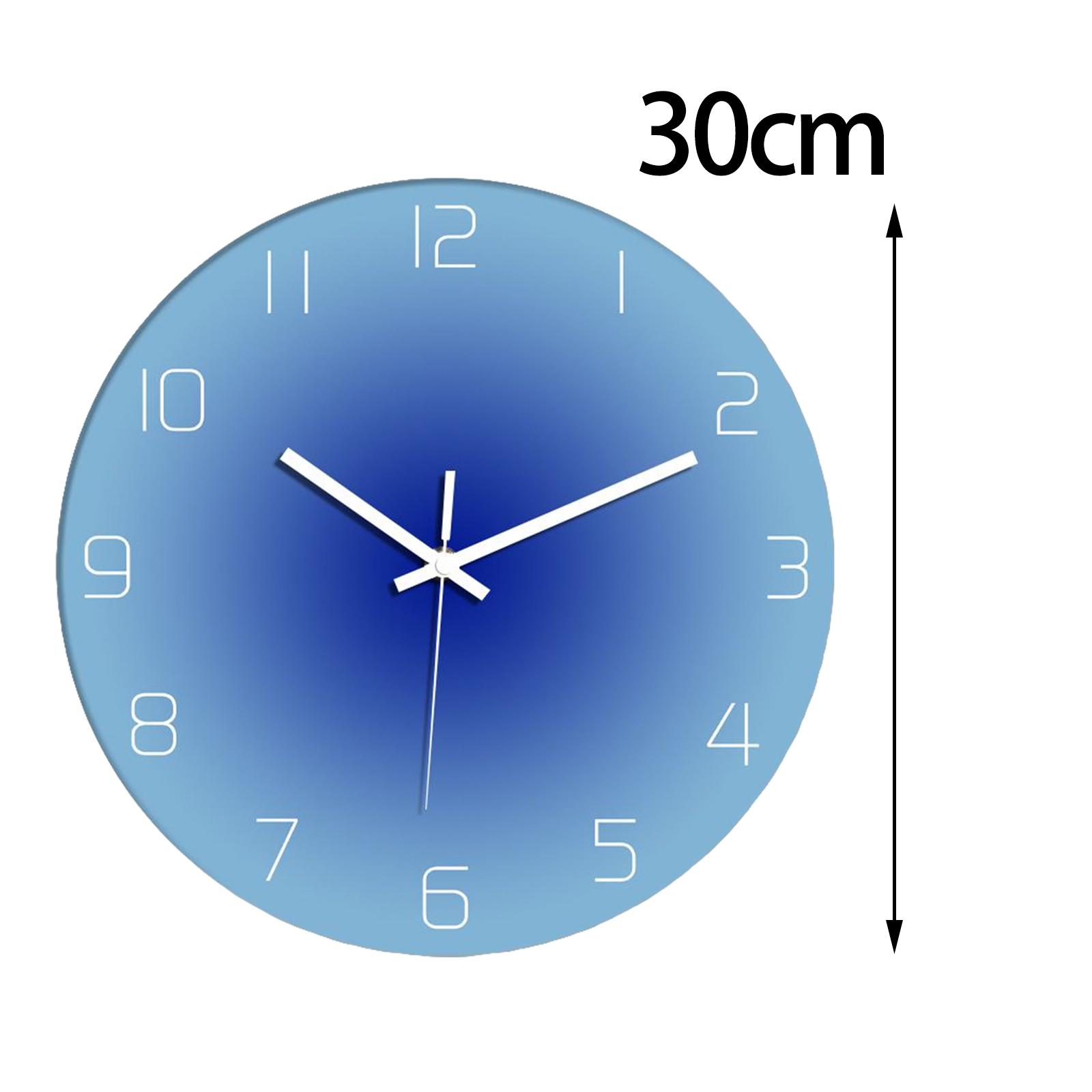 Nordic Wall Clock Silent Decorative Hanging Clocks for Classroom Home Number