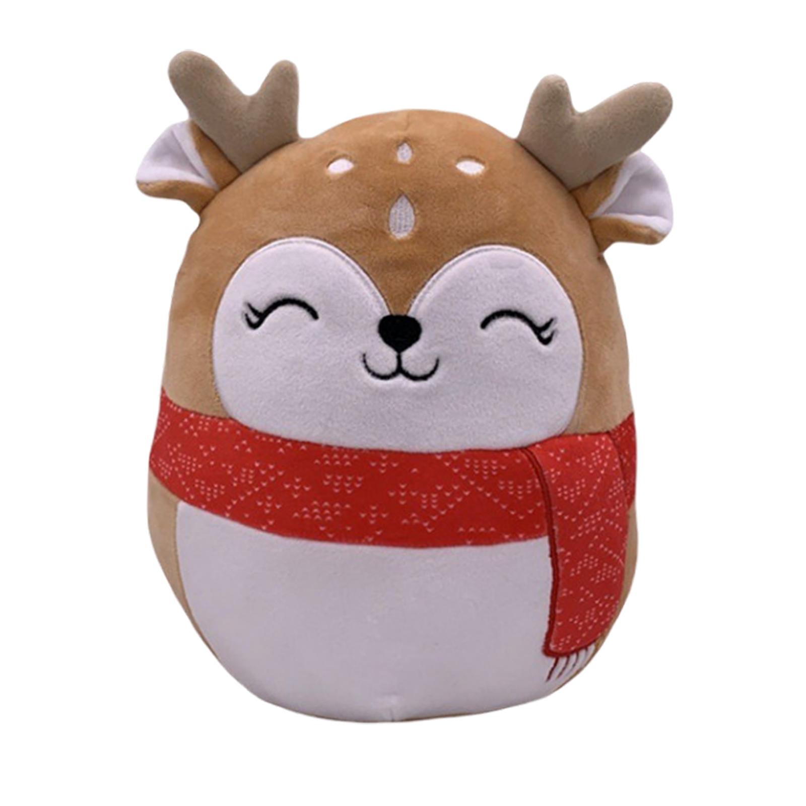 Christmas Plush Toy Stuffed Doll Cartoon Throw Pillow Elk