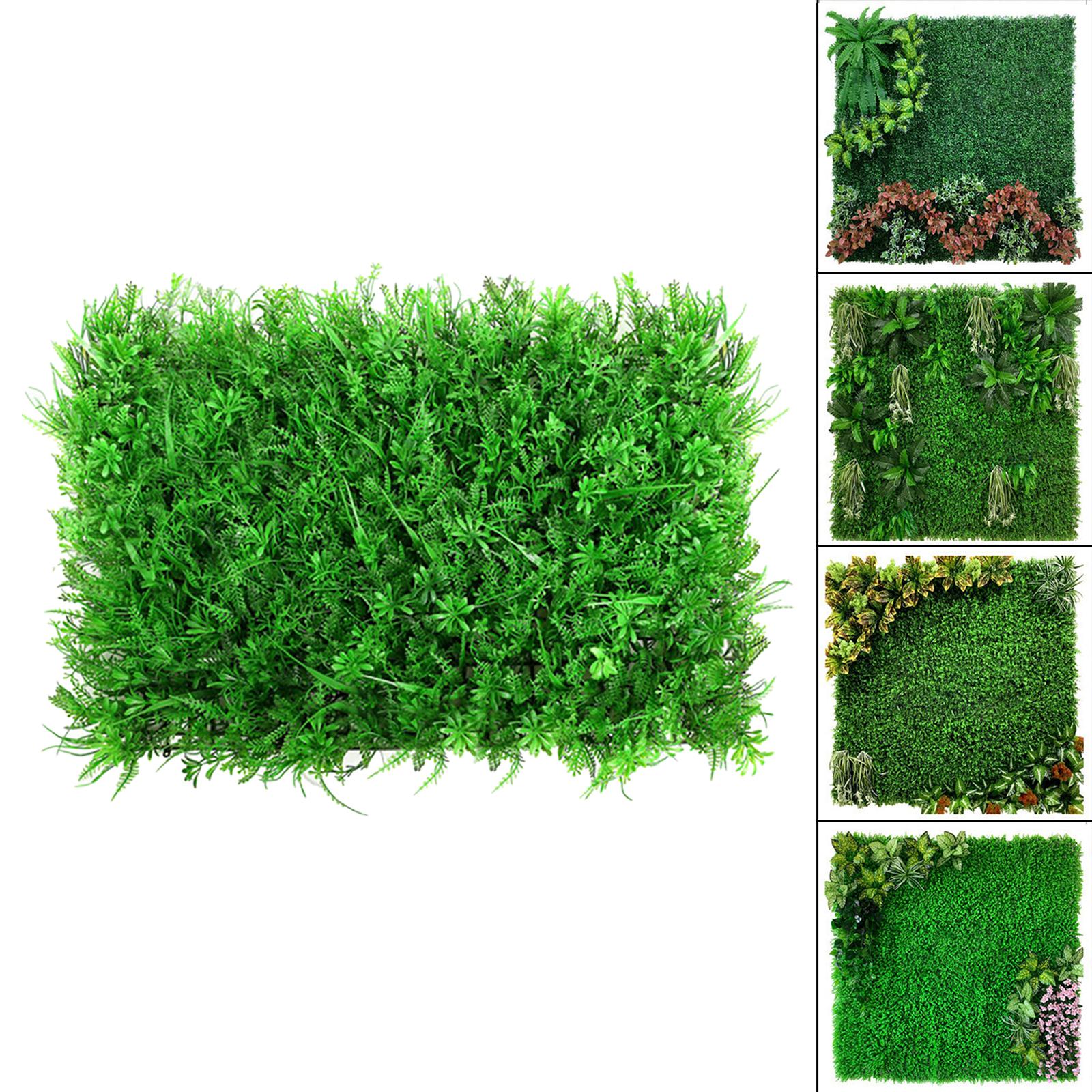 Artificial Hedge Panel Panels of Plant Decorative Green for Stage Garden Home StyleB