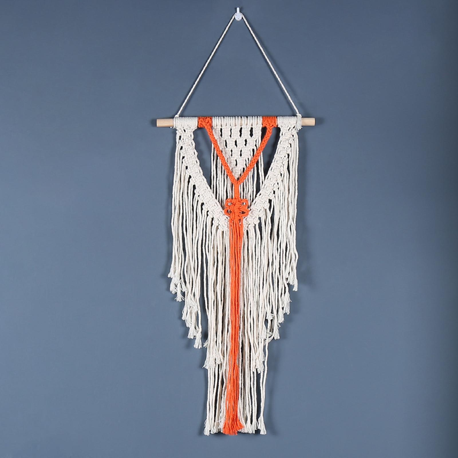 Macrame Wall Hanging Woven Tapestry Boho Macrame Tapestry for Apartment