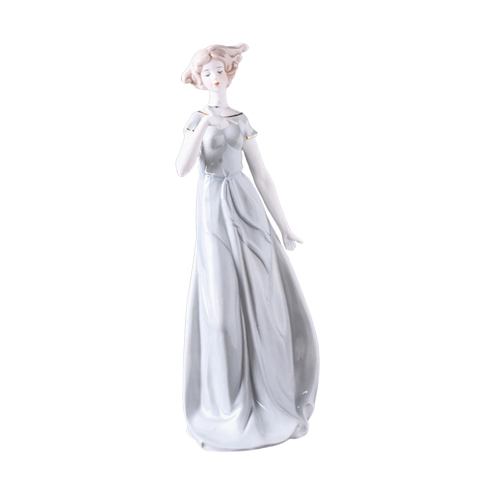 Porcelain Lady Statue