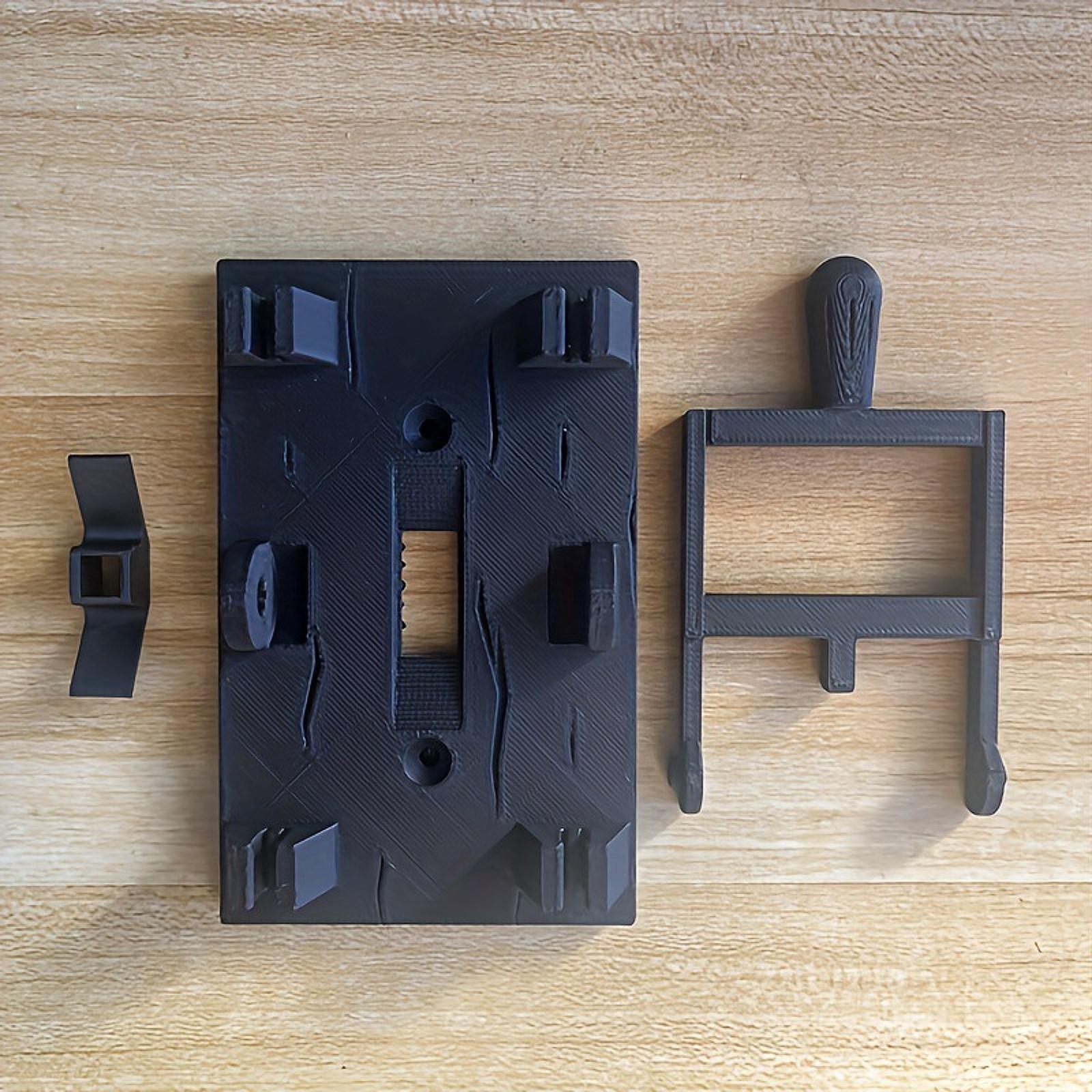 Light Switch Cover Practical with Flip Handle for Bedroom Bathroom Household