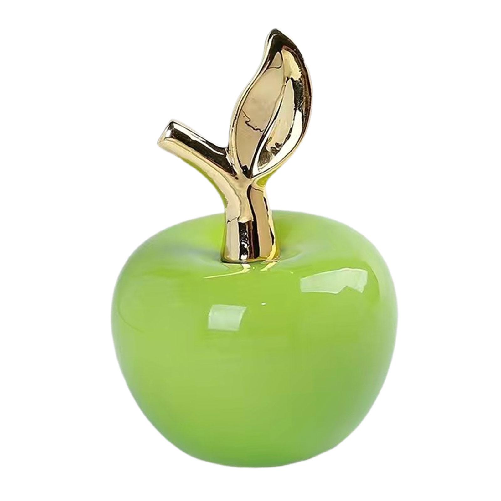 Apples Statue Artwork Modern Fruit Sculpture for Farmhouse