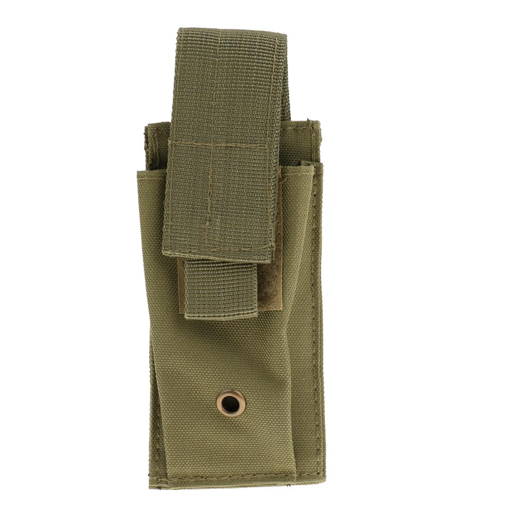 Waterproof Tactical Military MOLLE Vest Belt Pouch Pendant Bag Army Green