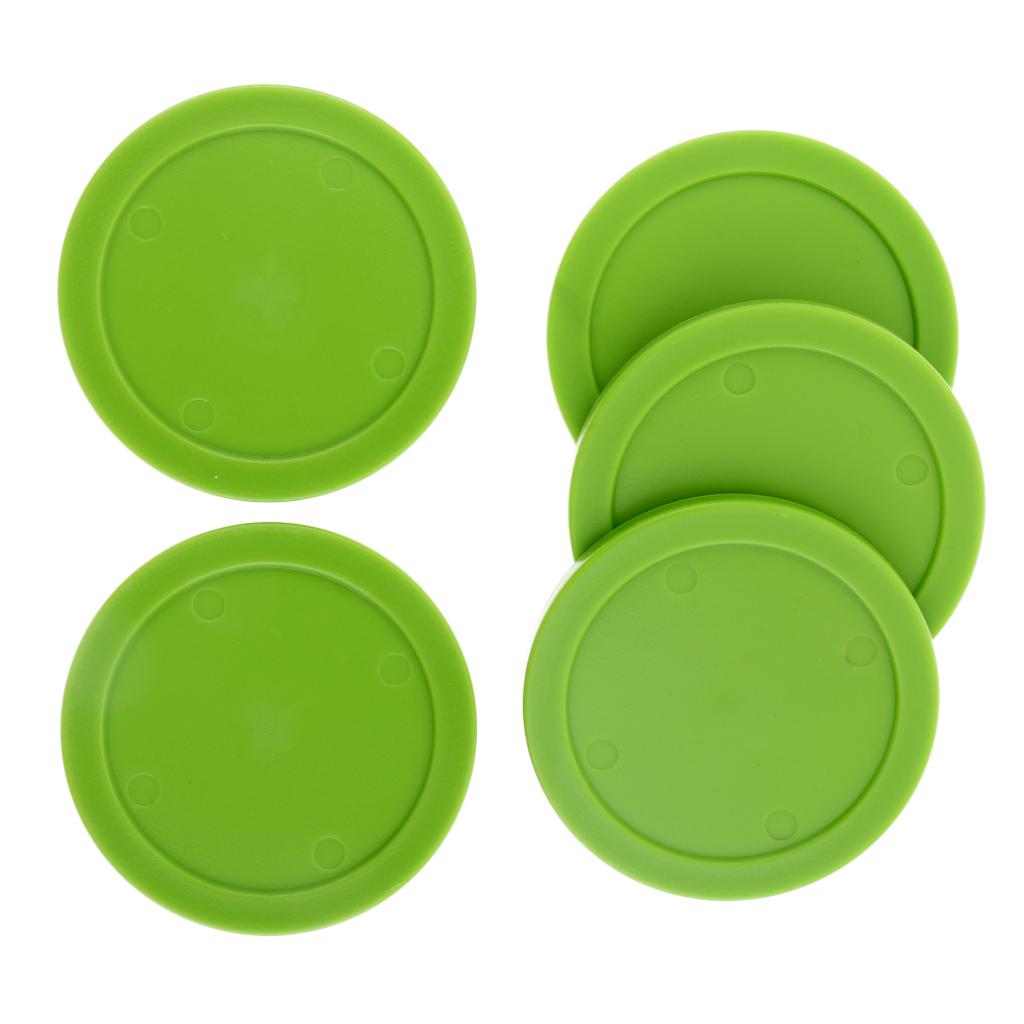 MonkeyJack 62mm Plastic Air Hockey Pucks for Game Tables Set of 5 for Choice 