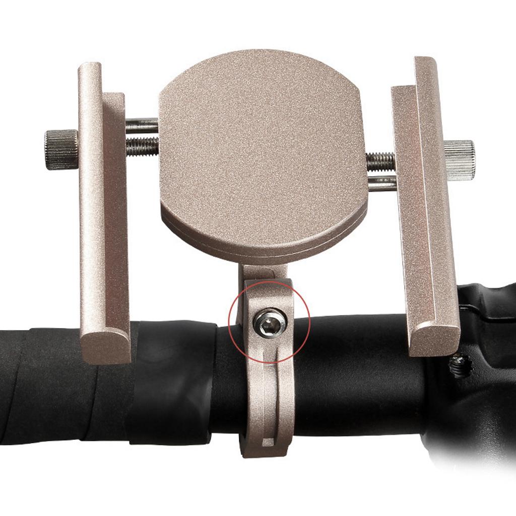 Adjustable Cell Phone Holder Motorcycle Bike Bicycle Handlebar Mount Golden