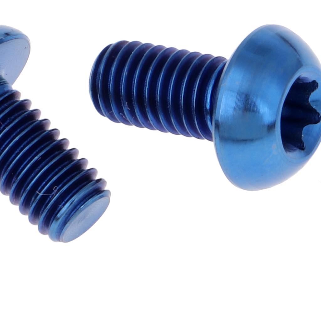 Brake Rotor Bolt Screw Black 6PCS Fit MTB Bike Bicycle