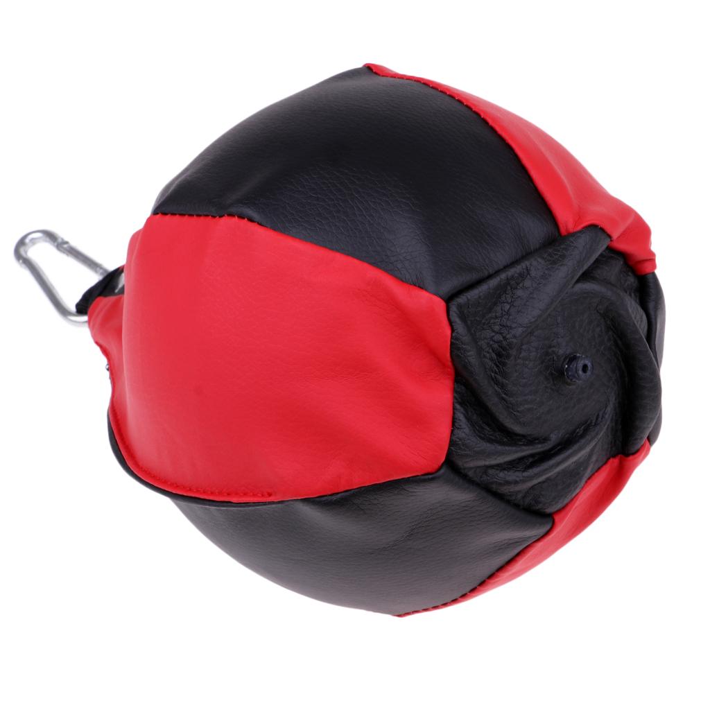 Speed Hang Ball Boxing Punching Bag Training MMA Speedball Black + Red