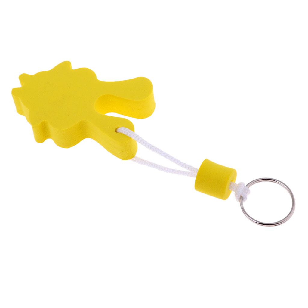 Yacht Sailing Boating Floating Key Ring Keyring Key Chain Rabbit Yellow