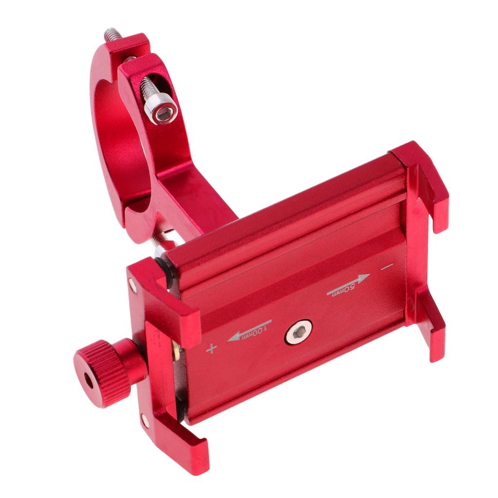 Mount Stand Handlebar Phone mount for iPhone Samsung Galaxy Huawei red