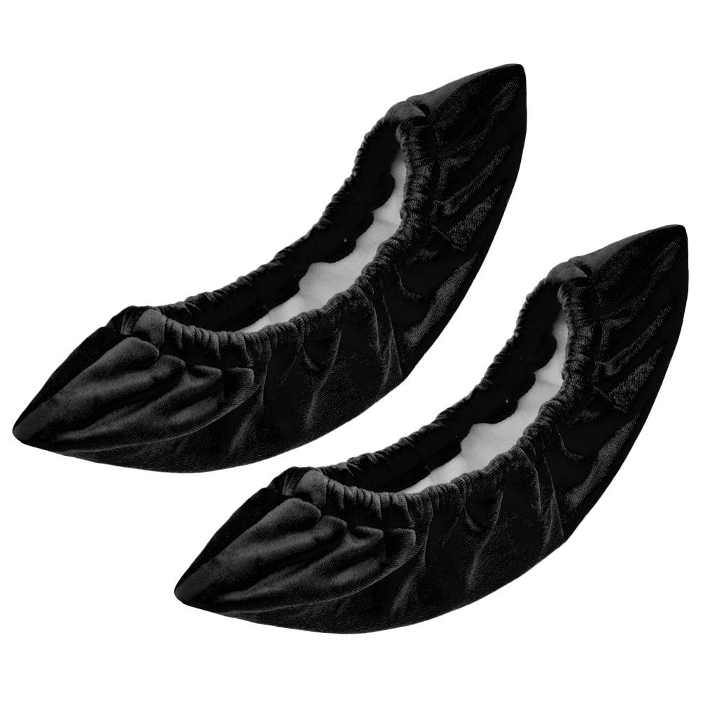 Ice Hockey Figure Skate Terry Blade Covers Soakers Guards Black S