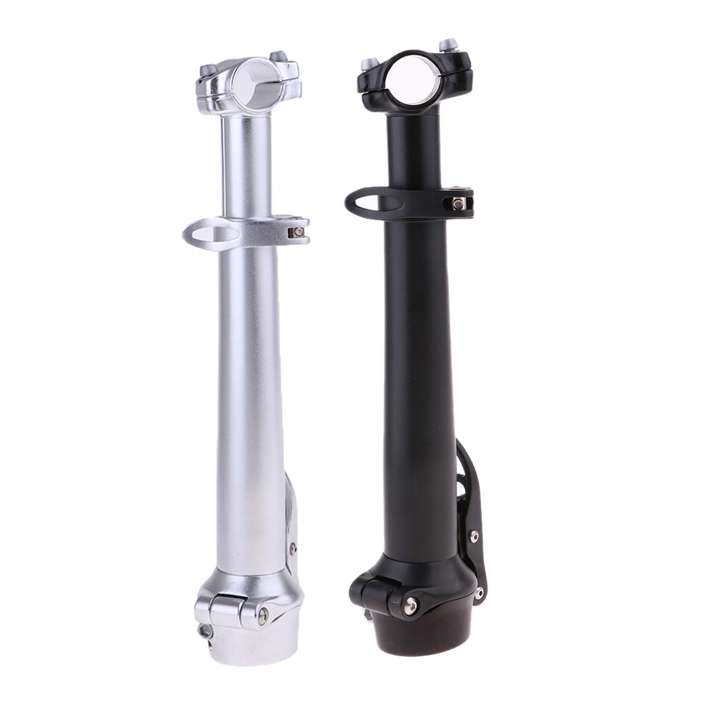 Adjustable Bicycle Handlebar Stem Extender MTB Bike Stems Riser Black