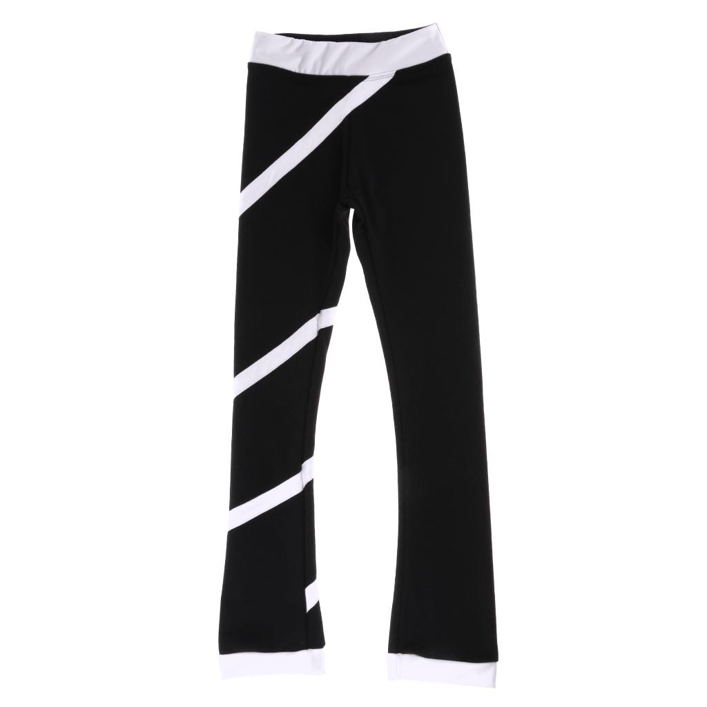 Breathable Ice Skating Pants Spiral Polartec Polar Fleece Pants white 130cm