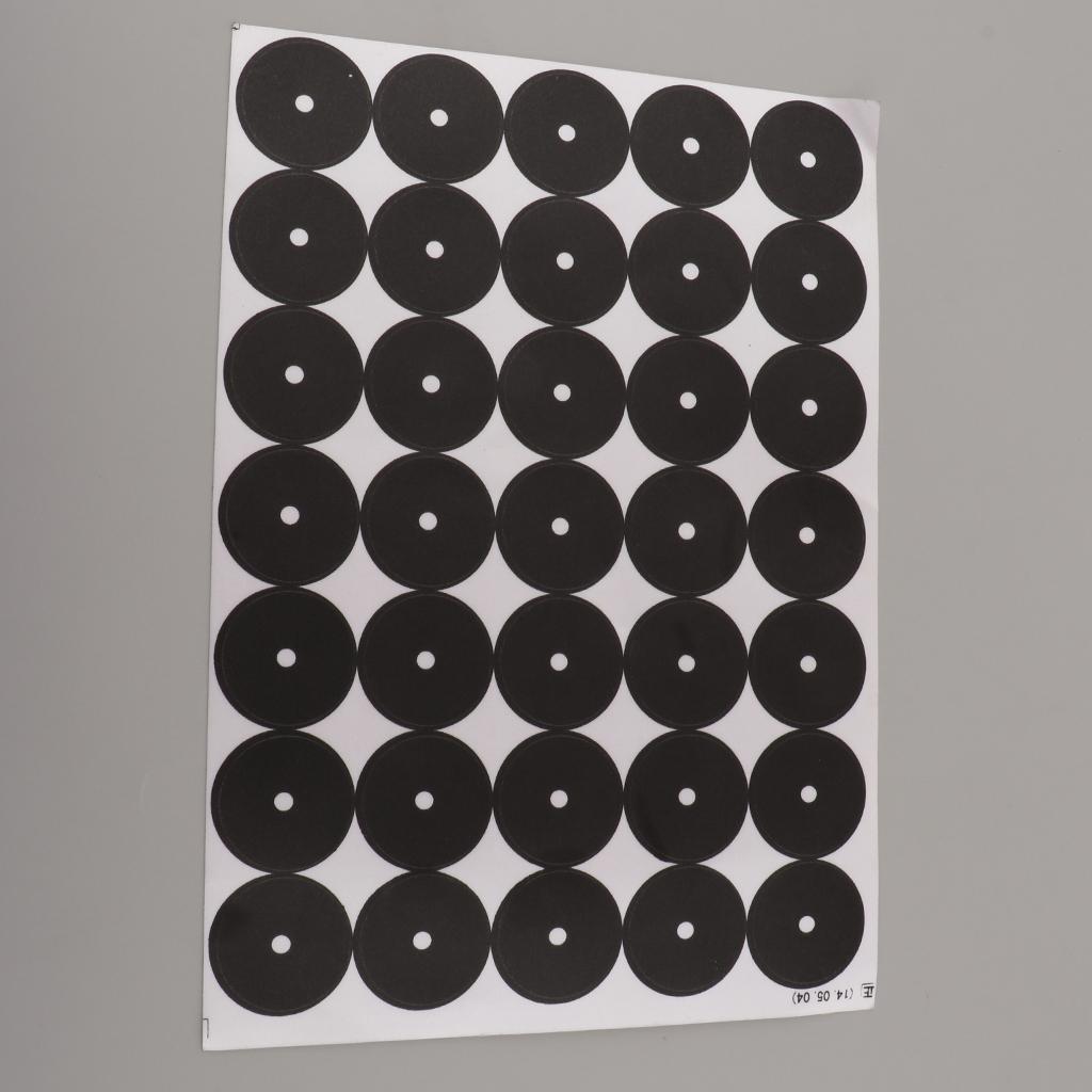 Set of 30Pcs Black Pool Table Spot Marking Stickers Snooker Balls Sticker