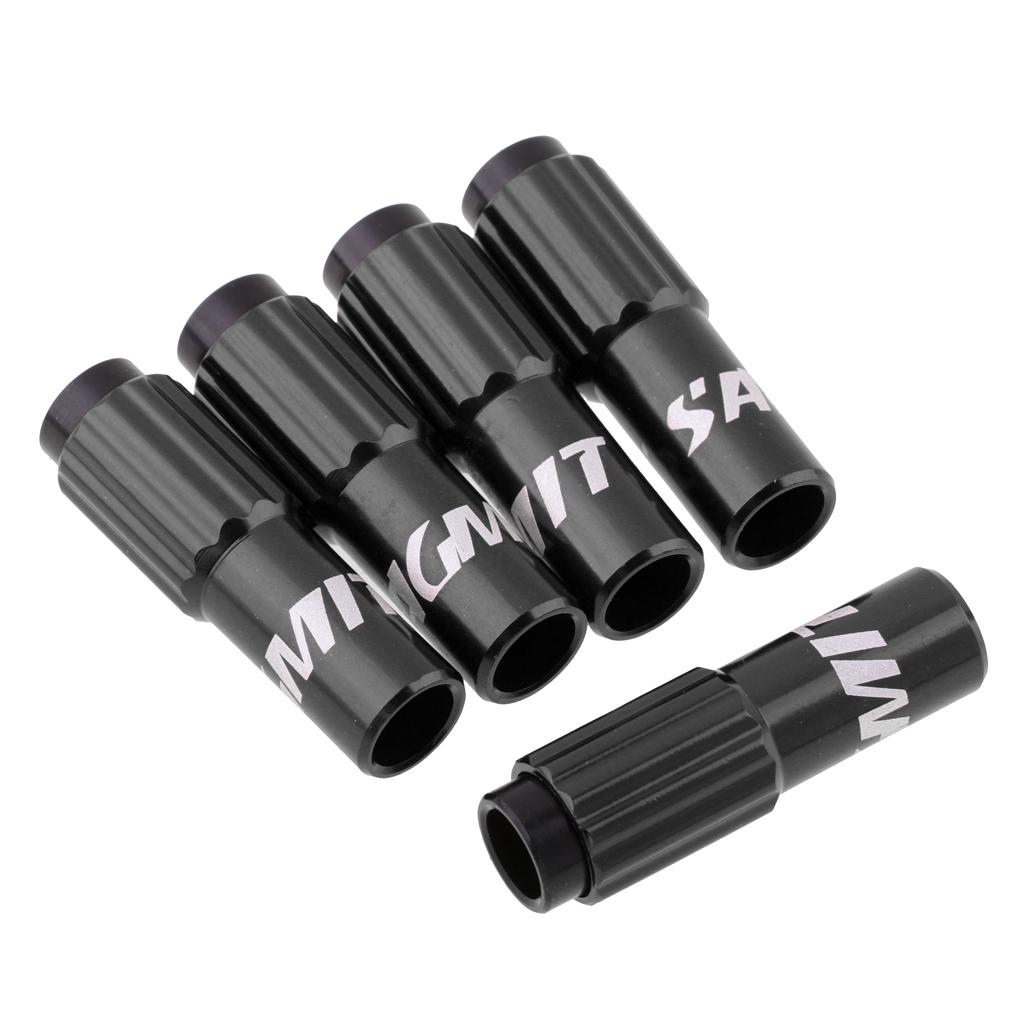 10pcs Inline Cable Tension Adjusters Shift Cables Adjustment Screws Black
