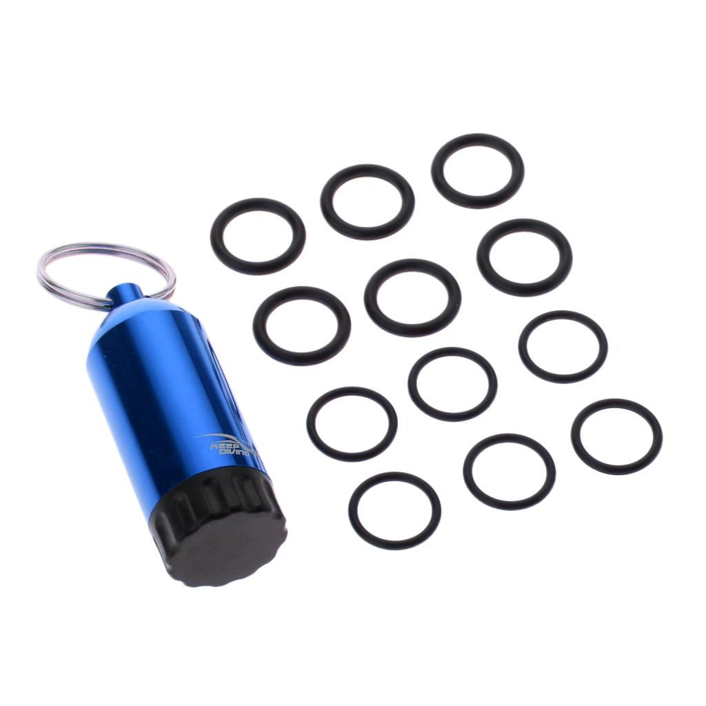 Scuba Diving Tank O-Ring Dive Kit Keychain with Pick 