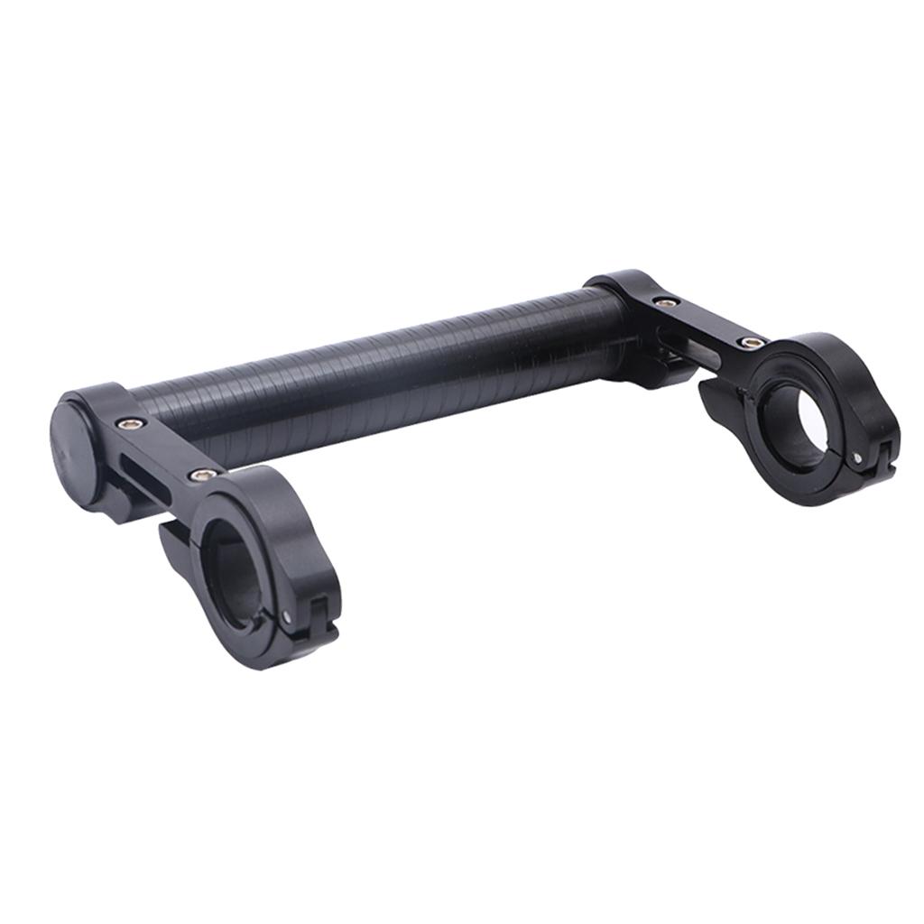 Bicycle Odometer Mount Bike Extension Bracket Camera Light Stand Rack Black