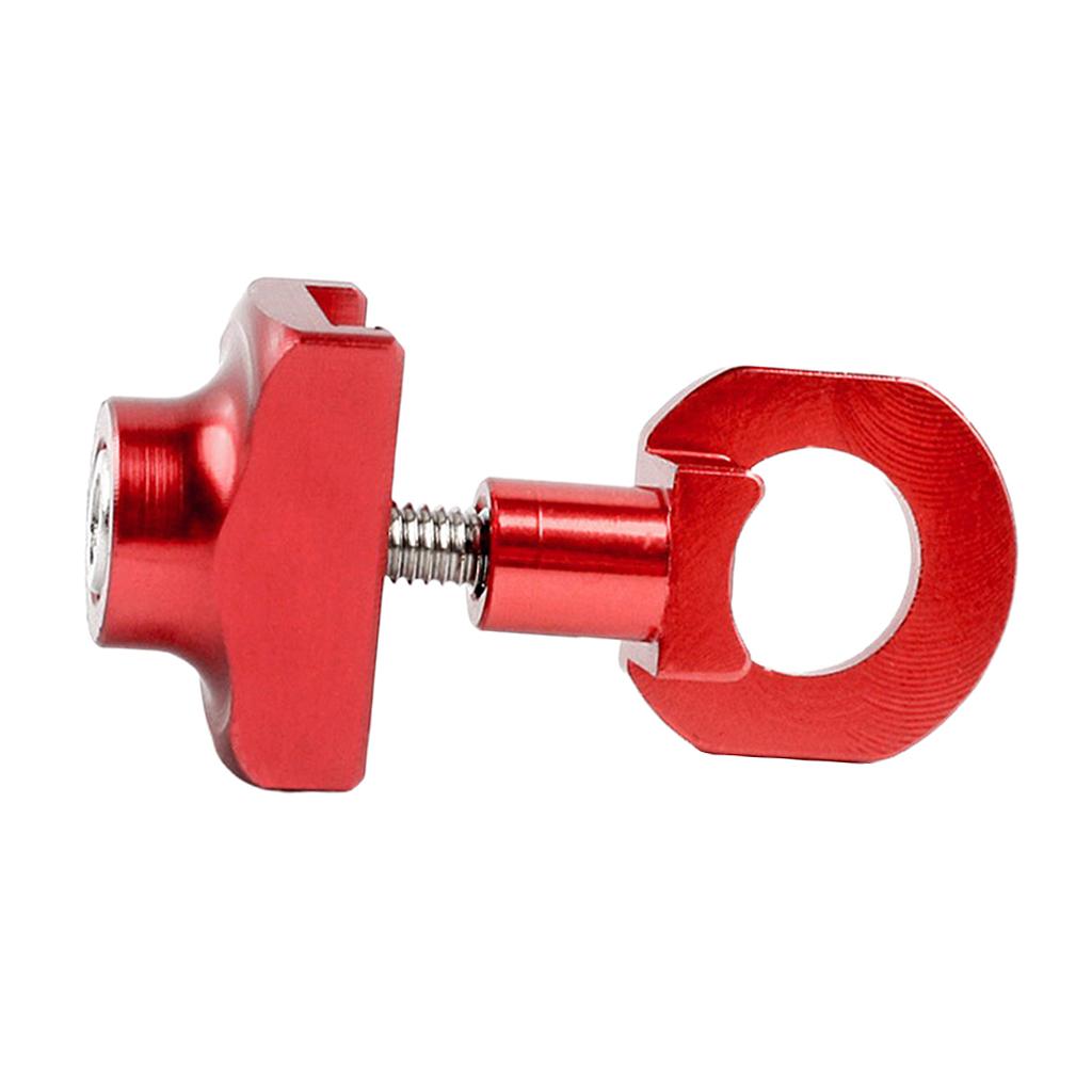 CNC Bike Chain Tensioner Adjuster Fastener for Folding Bike Bicycle Red