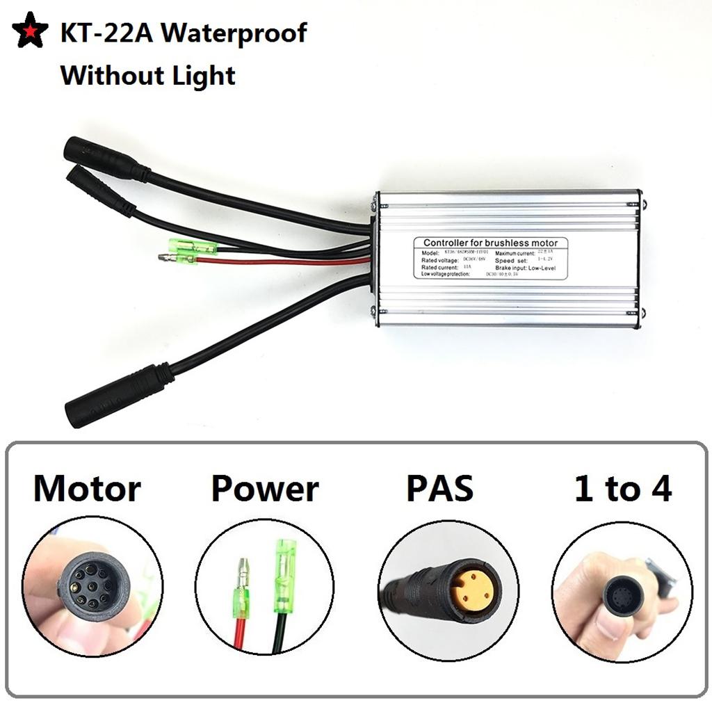 DC 36V~48V 350W E-bike Brushless Controller for Electric Bicycle Scooter