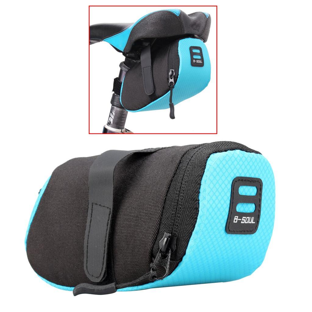 Wedge Bicycle Cycle Saddle Bag MTB Road Bike Under Seat Pack Blue