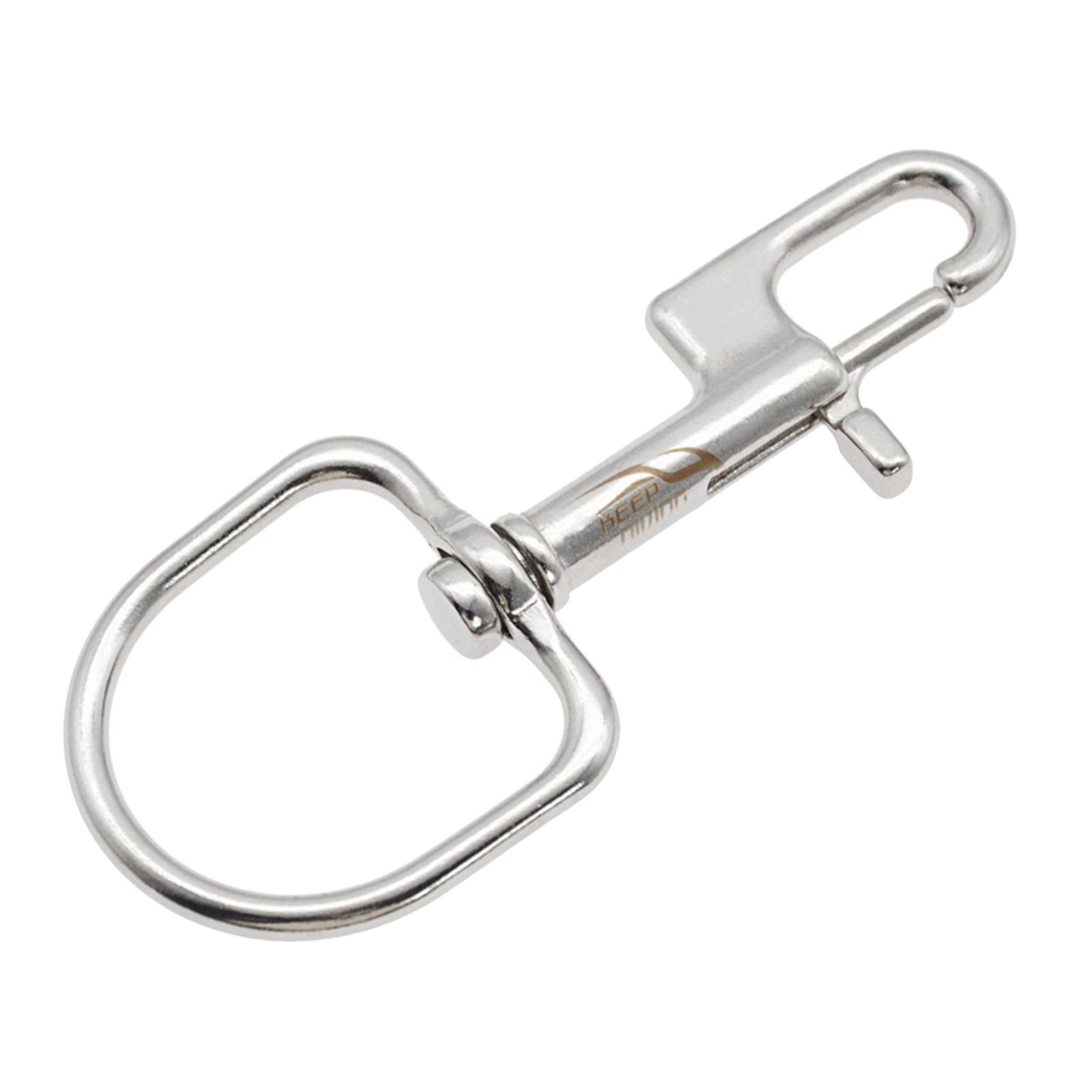 Stainless Steel Swivel Bolt Snap Hook Clip Scuba Diving 110mm Single Ended