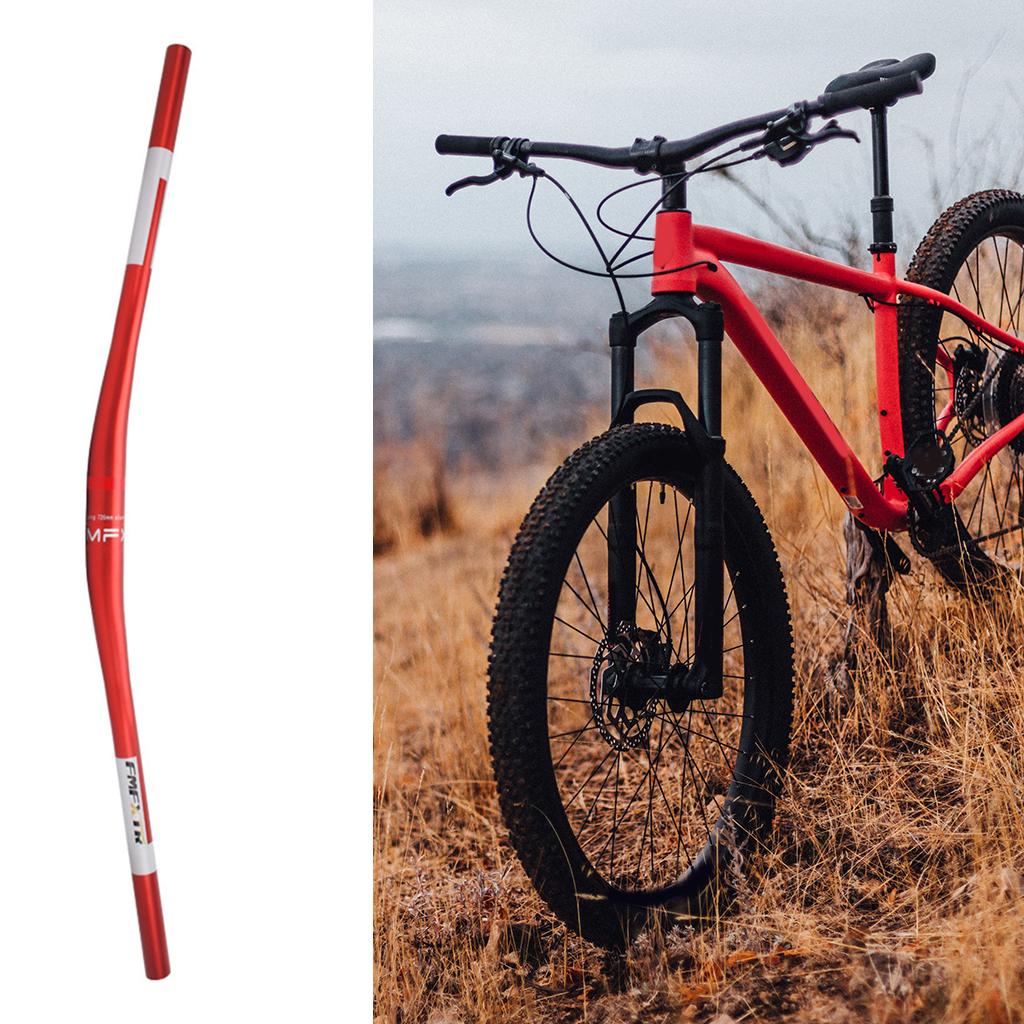 Mountain Bike Handlebar Aluminum Alloy Cycling Handlebars 780mm Red