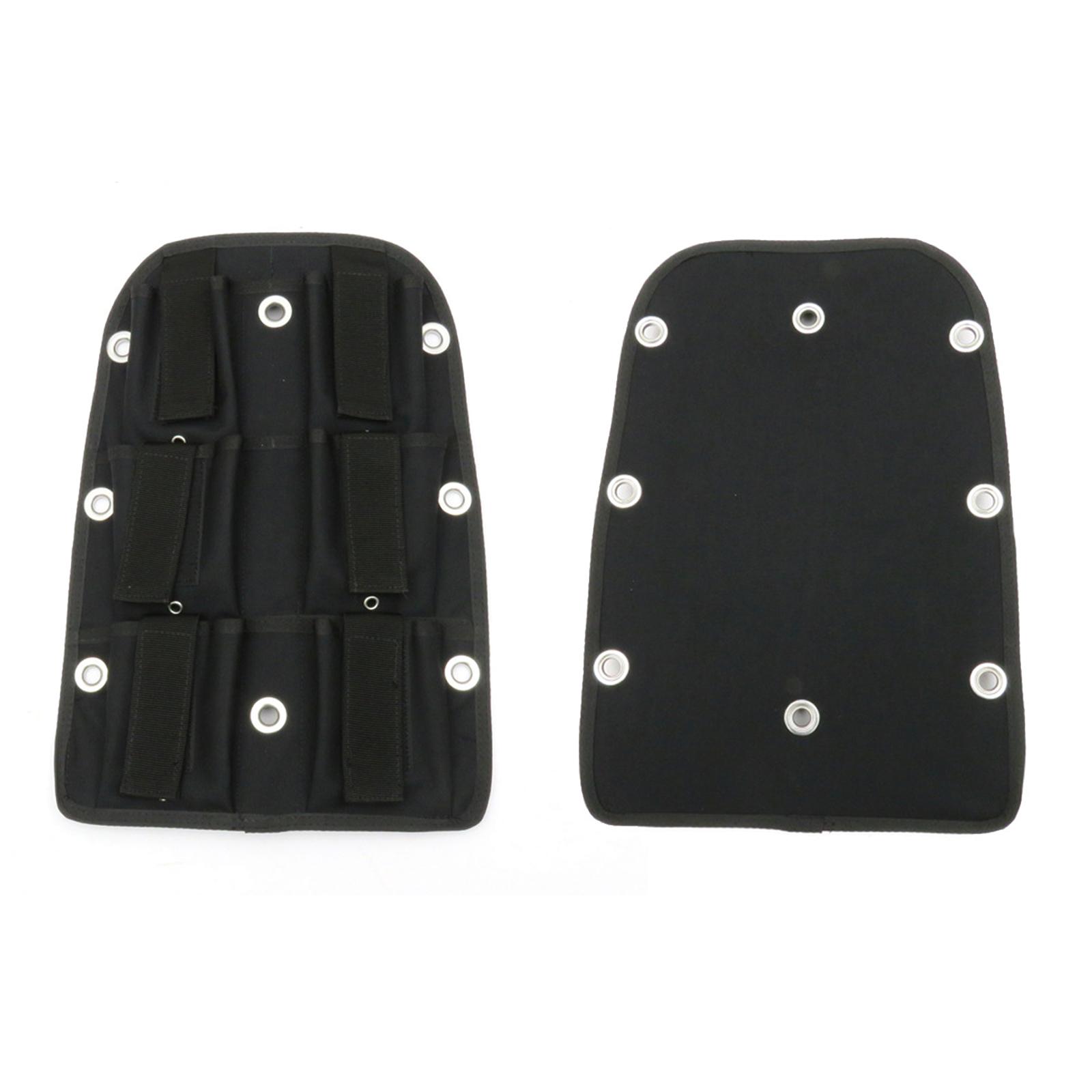 Diving Backplate Harness 13lbs Weight Plate Dry Suit Carrier Cushion Pad