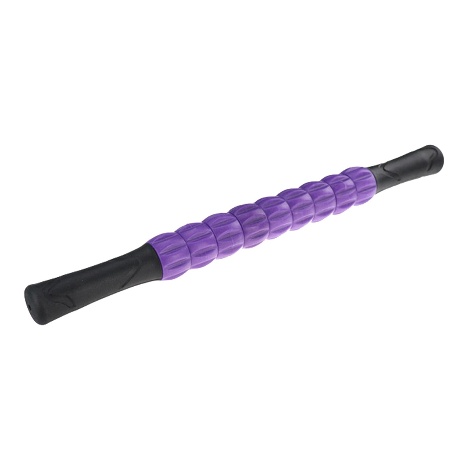 Portable Muscle Roller Stick for Athletes Full Body Massage Sticks Purple