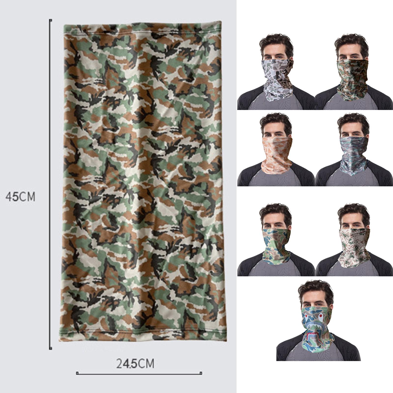 Cycling Bandana Face Mask Cover Scarf Balaclava Neck Gaiter Camo 1